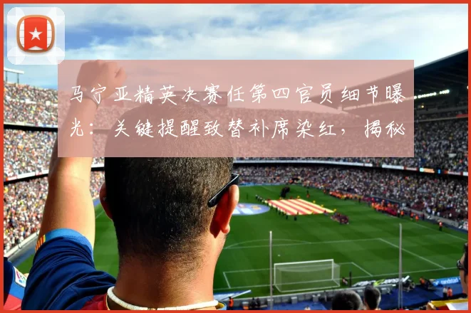 马宁亚精英决赛任第四官员细节曝光：关键提醒致替补席染红，揭秘第四官员核心职责与判罚权边界